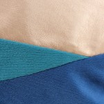 Coussin en velours bleu doré 40cm chic | Hashtag Déco