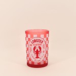 Photophore homard en verre rouge 18cm | Hashtag Déco