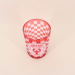 Photophore homard en verre rouge 18cm | Hashtag Déco