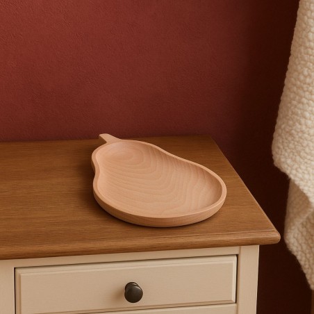 Vide poche poire bois 28cm | Hashtag Déco