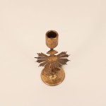 Bougeoir coeur en métal doré 20cm | Hashtag Déco