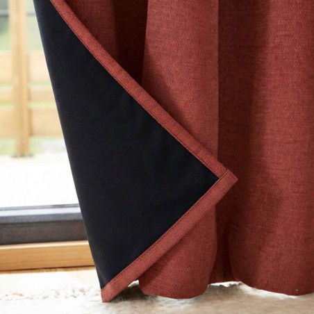 Rideau occultant thermique 140x240cm polyester | Hashtag Déco
