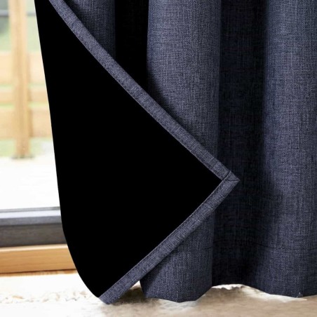 Rideau occultant thermique 140x240cm polyester | Hashtag Déco