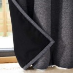 Rideau phonique 140x260cm polyester | Hashtag Déco