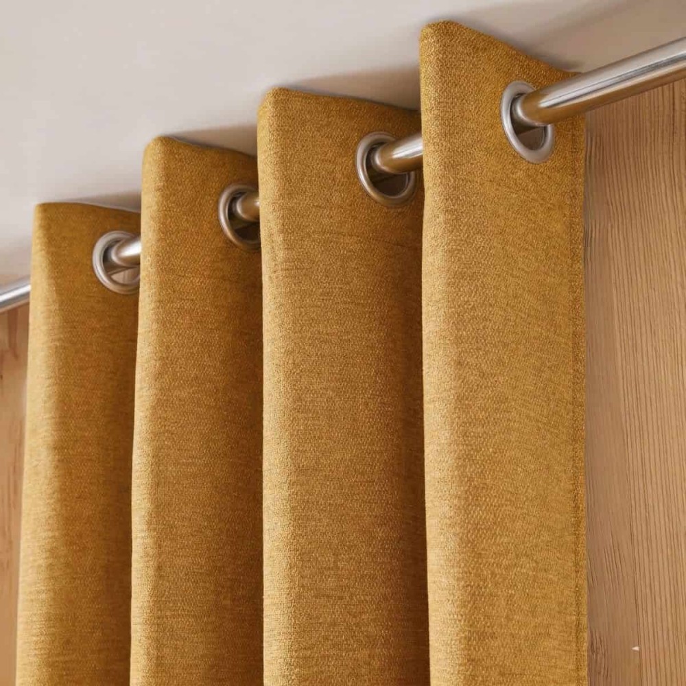 Rideau occultant gris en tissu 140x240cm | Hashtag Déco