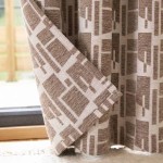 Rideau velours beige marron 140x240cm | Hashtag Déco