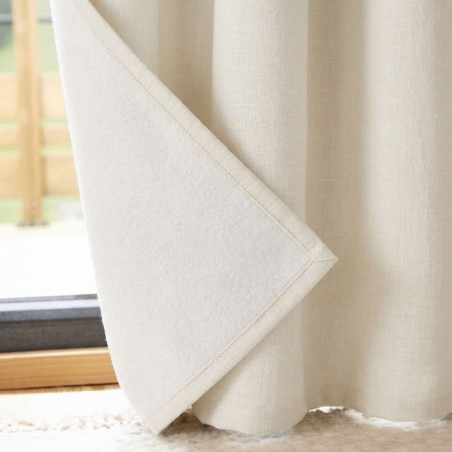 Rideau occultant thermique lin 140x240cm | Hashtag Déco