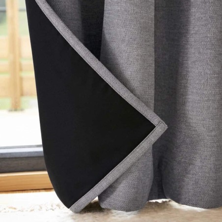 Rideau phonique 140x240cm polyester neutre | Hashtag Déco