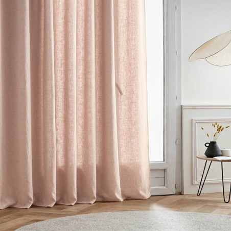 Rideau tamisant coton flammé neutre 140x250cm | Hashtag Déco