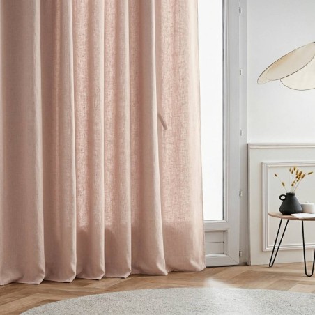 Rideau tamisant coton flammé neutre 140x250cm | Hashtag Déco