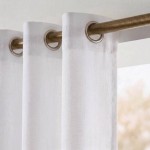 Rideau tamisant coton flammé neutre 140x250cm | Hashtag Déco