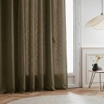 Rideau tamisant coton flammé neutre 140x250cm | Hashtag Déco