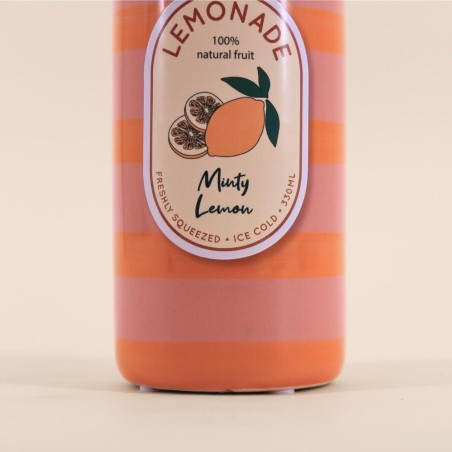 Vase en céramique rose/orange 24cm | Hashtag Déco