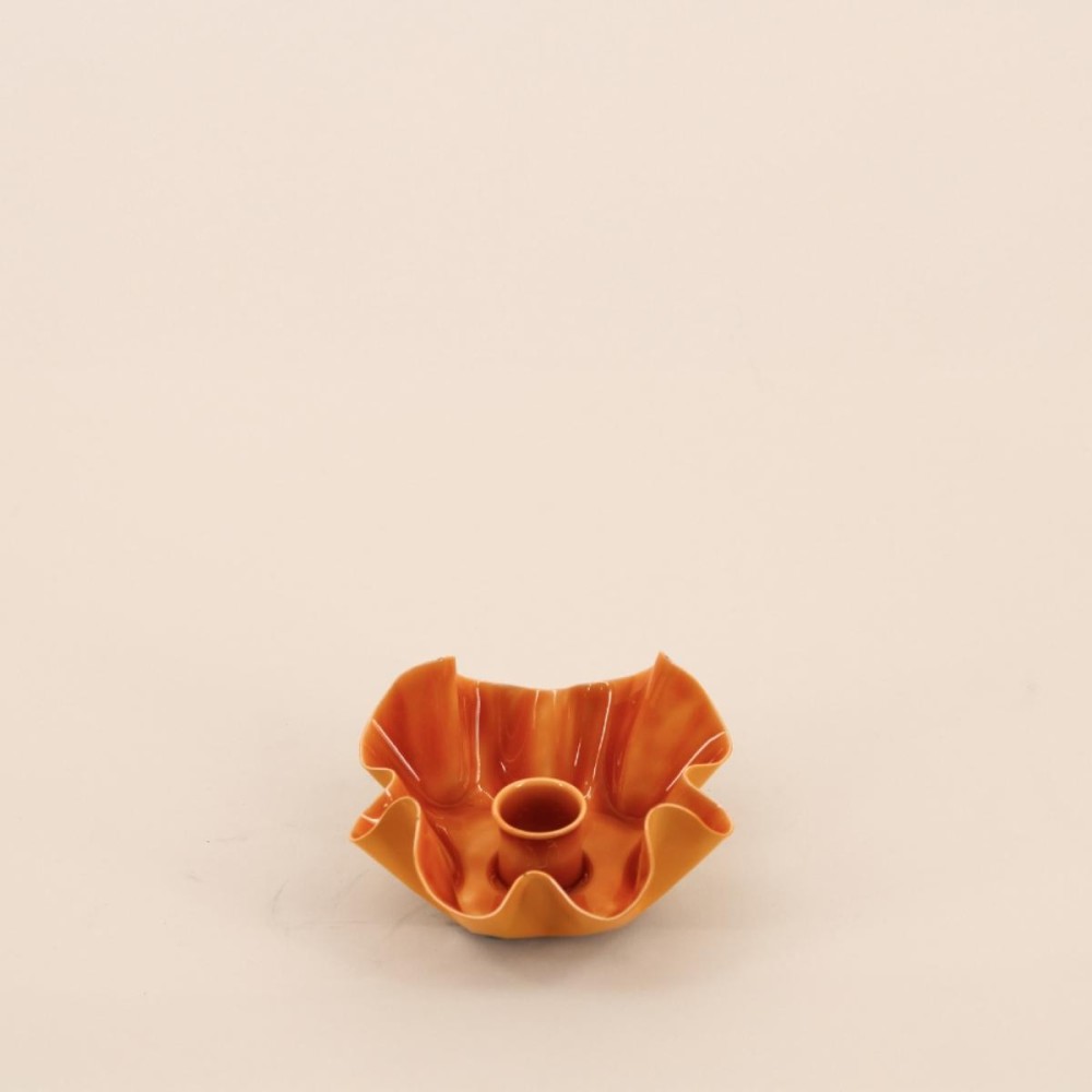 Bougeoir alvéolé métal laqué | Hashtag Déco