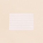 Set de table rayé beige en coton 33x48cm | Hashtag Déco