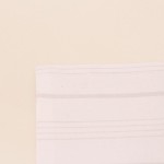 Set de table rayé beige en coton 33x48cm | Hashtag Déco