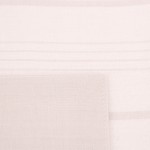 Set de table rayé beige en coton 33x48cm | Hashtag Déco