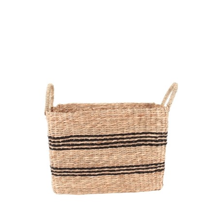 Panier en jonc de mer naturel avec poignées | Hashtag Déco