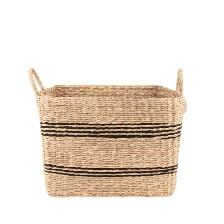 Panier en jonc de mer avec poignées | Hashtag Déco