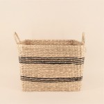 Panier en jonc de mer avec poignées | Hashtag Déco