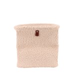 Cube de rangement bouclette beige 31x31x31cm | Hashtag Déco