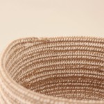 Lot de 3 paniers ronds en corde beige | Hashtag Déco