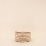 Lot de 3 paniers ronds en corde beige | Hashtag Déco