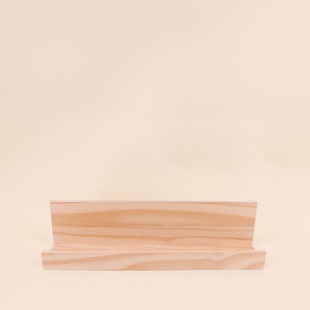 Étagère cimaise bois naturel 40x10cm | Hashtag Déco