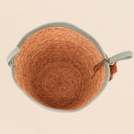 Panier en jonc de mer naturel 37x40cm | Hashtag Déco