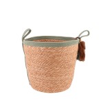 Panier en jonc de mer naturel 37x40cm | Hashtag Déco