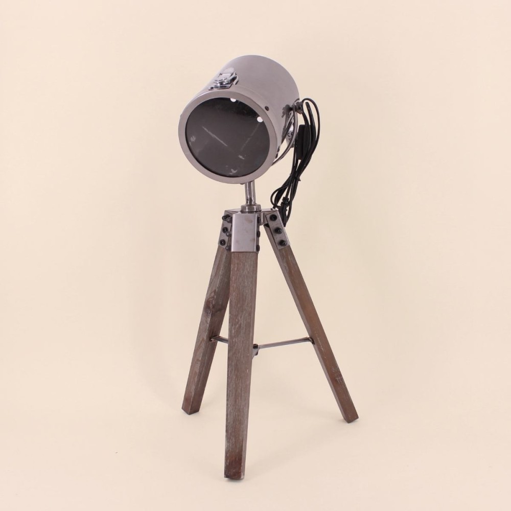 Lampe projecteur métal gris Zerela | Hashtag Déco