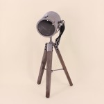 Lampe projecteur métal gris Zerela | Hashtag Déco