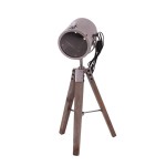 Lampe projecteur métal gris Zerela | Hashtag Déco