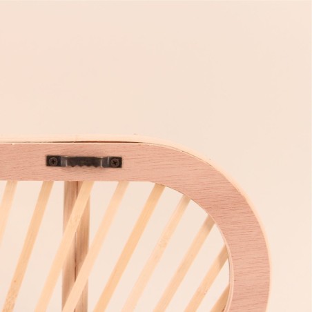 Porte manteau en rotin naturel 45cm | Hashtag Déco