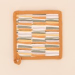 Set gant + manique coton jaune | Hashtag Déco