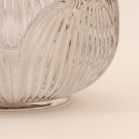 Photophore en verre transparent forme fleur 11cm | Hashtag Déco