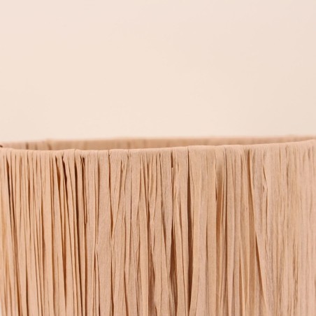 Lampe à poser raphia naturelle 30cm | Hashtag Déco