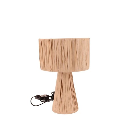 Lampe à poser raphia naturelle 30cm | Hashtag Déco