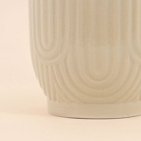 Cache-pot en céramique beige 13cm | Hashtag Déco