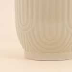Cache-pot en céramique beige 13cm | Hashtag Déco