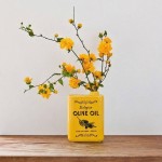 Vase en faïence jaune 17cm, style méditerranéen | Hashtag Déco