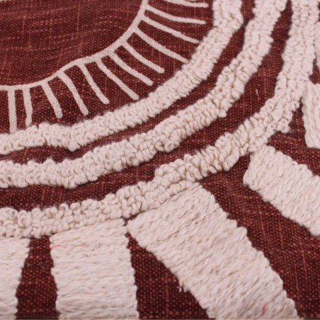 Plaid coton flammé terracotta 125x150cm | Hashtag Déco