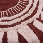 Plaid coton flammé terracotta 125x150cm | Hashtag Déco