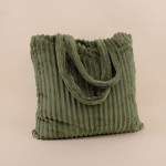 Plaid en velours kaki ultra doux 130x170cm | Hashtag Déco