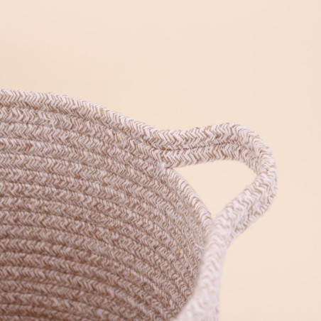 Lot de 2 paniers en corde colorés pour votre intérieur | Hashtag Déco
