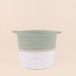 Lot de 2 paniers en corde colorés pour votre intérieur | Hashtag Déco