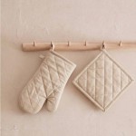 Set gant + manique 100% coton