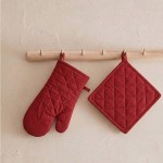 Set gant + manique 100% coton