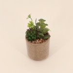 Plante artificielle pot céramique émaillée | Hashtag Déco