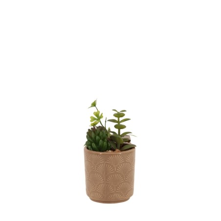 Plante artificielle pot céramique émaillée | Hashtag Déco